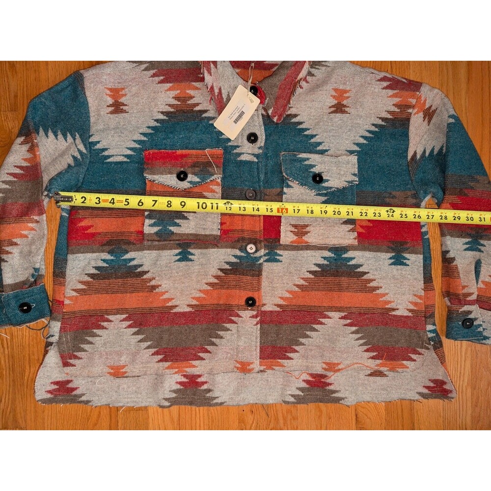 LA MIEL Multicolor Aztec Pattern Jacket - Picture 7 of 8